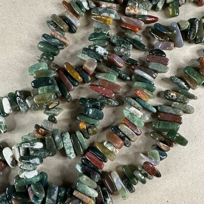 Piedra Natural Agata India Nuggets 10-30 x 4-10 mm
