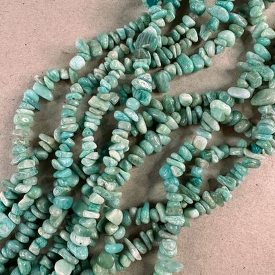 Piedra Natural Amazonita Nuggets HQ 4-14 x 4-12 mm