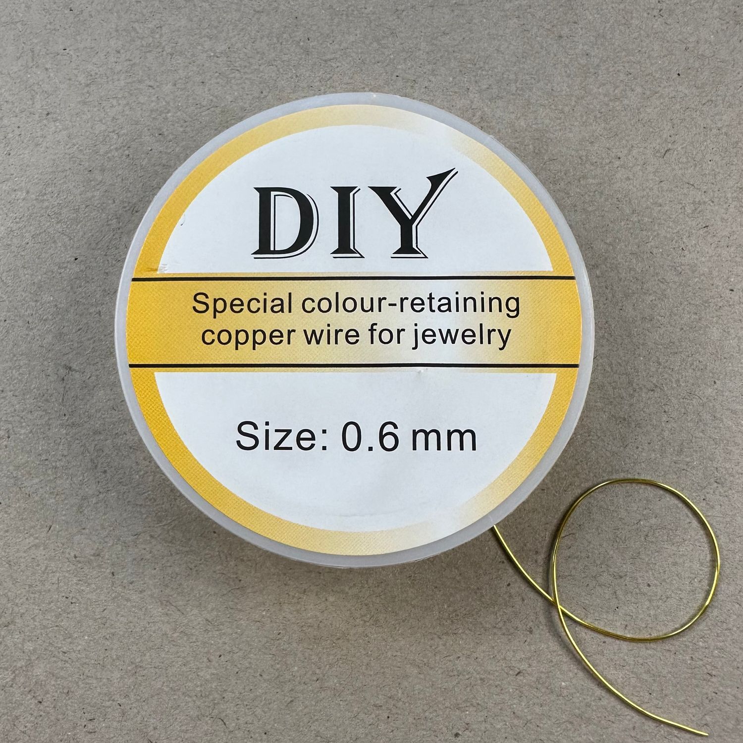 Alambre de Cobre Dorado de Alta Calidad 0.5 mm