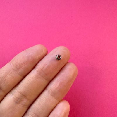 Separador de Acero Quirúrgico Redondo 4 x 3 mm
