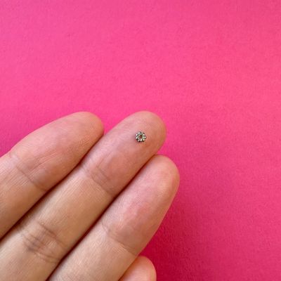 Separador de Acero Quirúrgico Snowflake Flor 3 x 1 mm