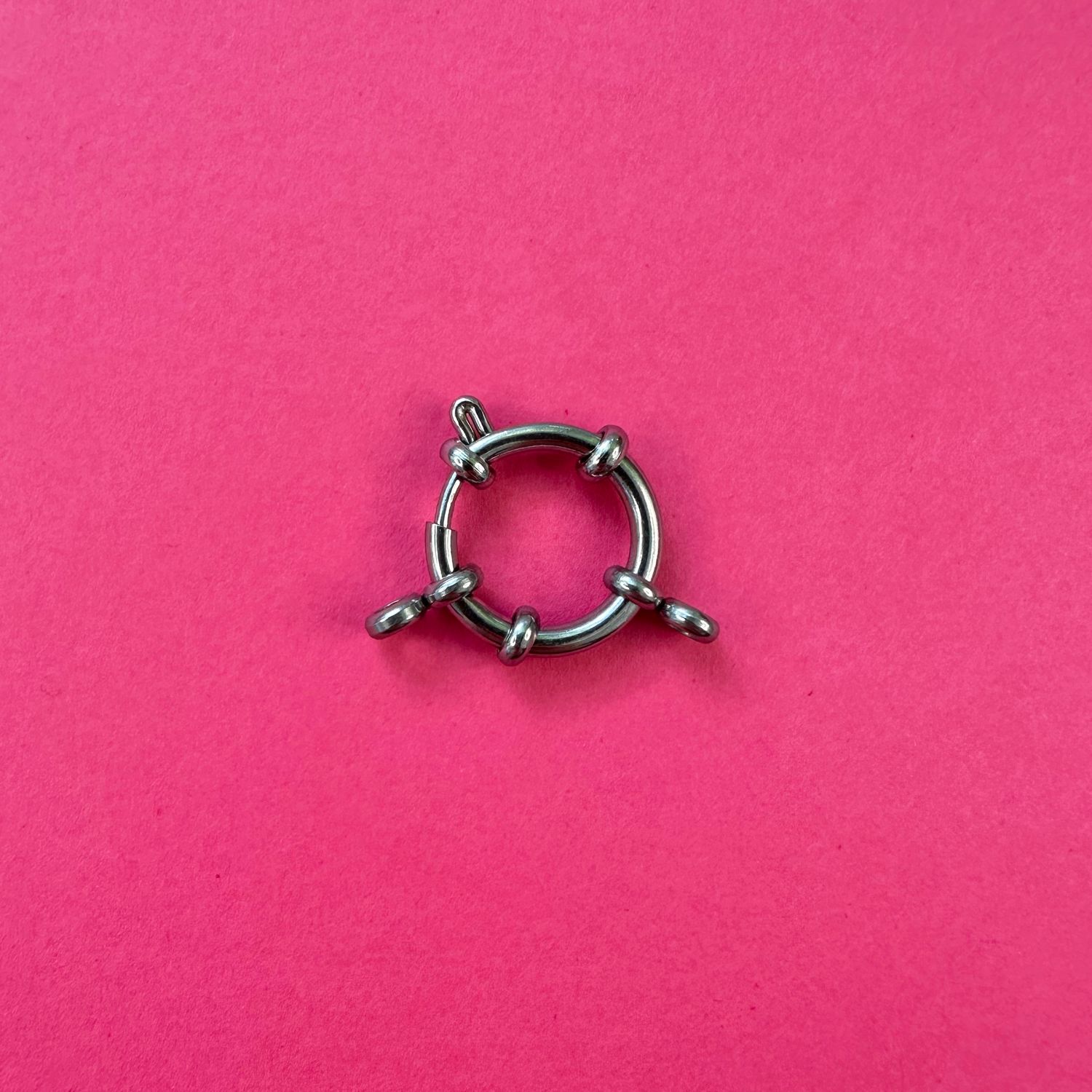 Cierre Aro Marinero de Acero Quirúrgico 18 x 4.5 mm