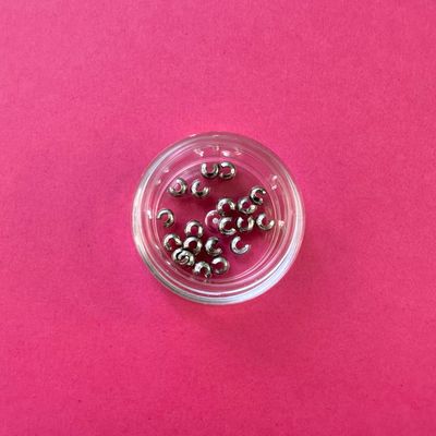 Terminal Bolita Cobertora de Acero Quirúrgico 3.5 x 4 mm