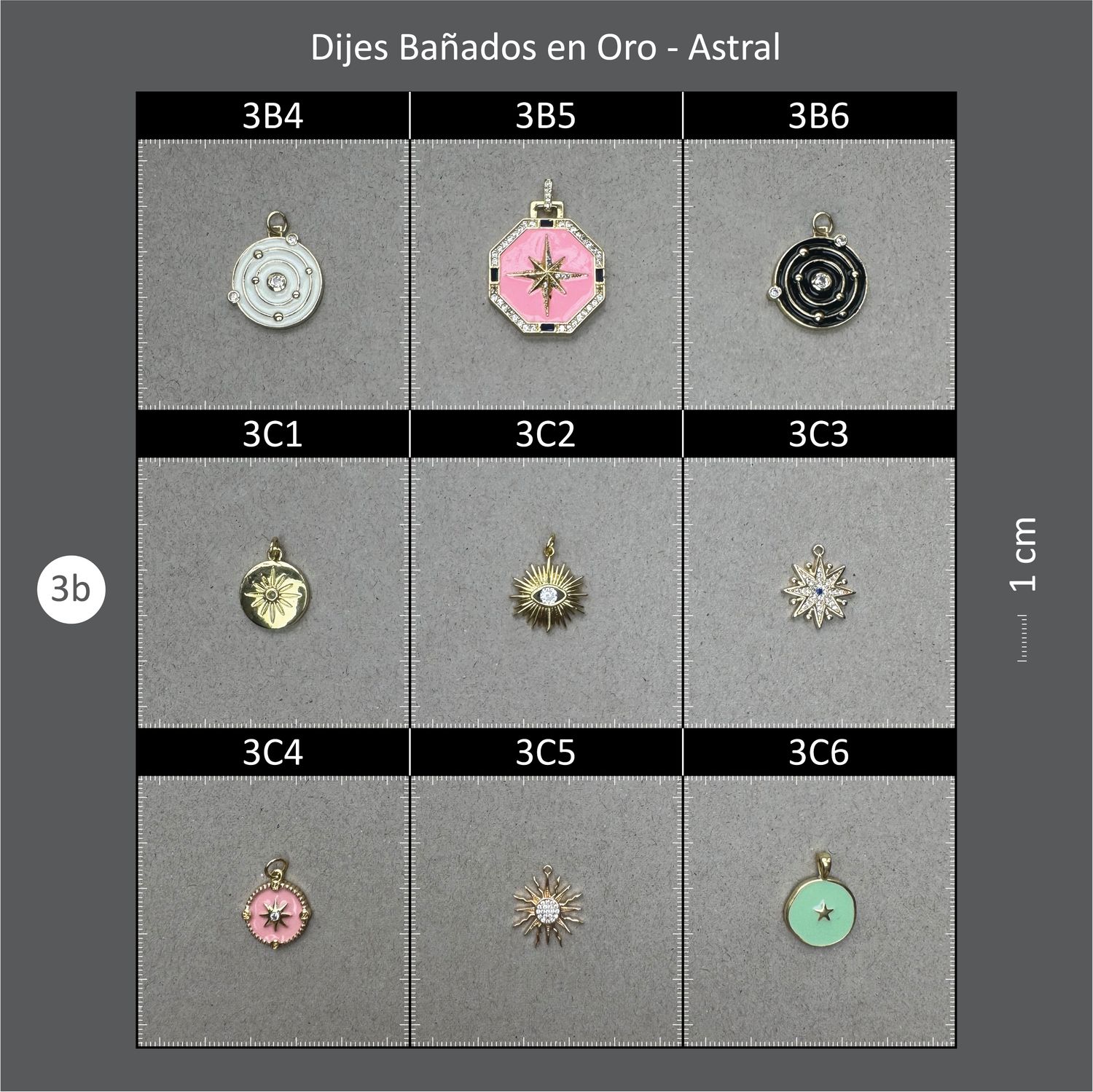 Dijes Bañados CAJA 03B Astral