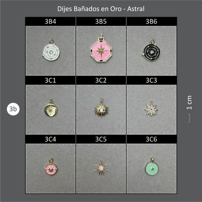 Dijes Bañados CAJA 03B Astral