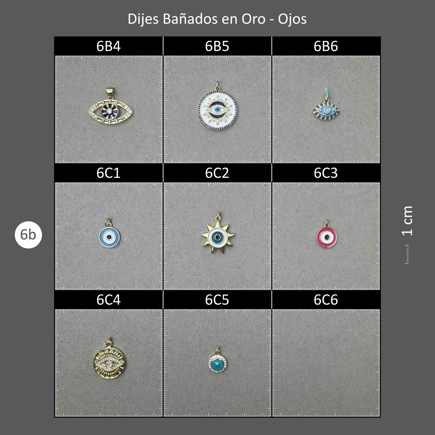 Dijes Bañados CAJA 06B Ojos