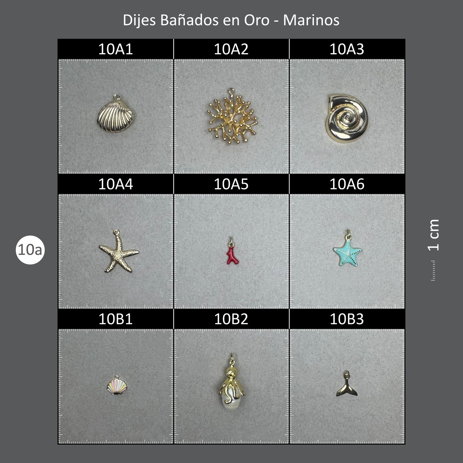 Dijes Bañados CAJA 10A Marinos