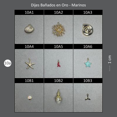 Dijes Bañados CAJA 10A Marinos
