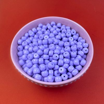 Acrílico Opaco Barril 10 x 7 mm Lila