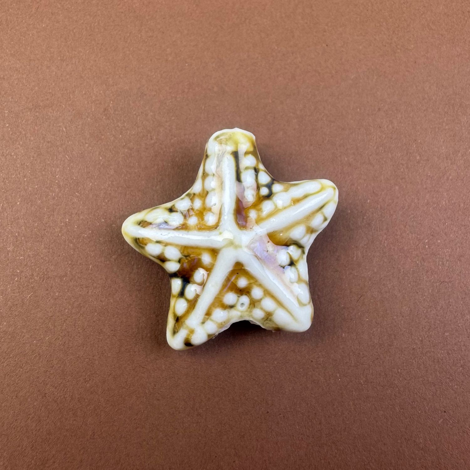 Cerámica Estrella Esmaltada 39 x 37 x 15.5 mm Natural