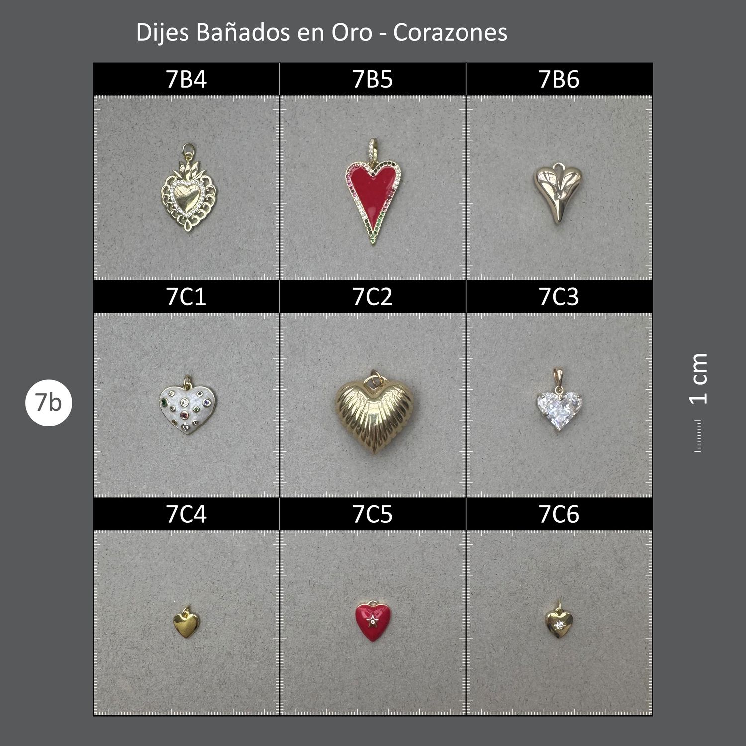 Dijes Bañados 07B Corazones