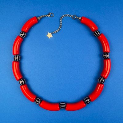 Acrílico Tubo Curvado SMILE 34.5 x 13 x 11 mm Azul Marino