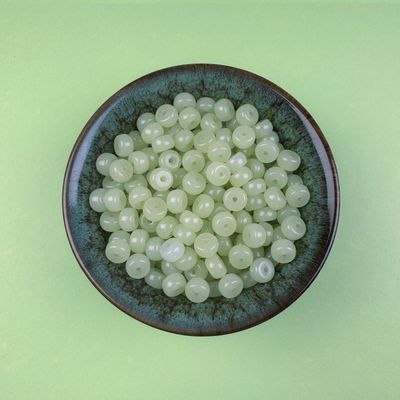 Acrílico STONE Barril 8 x 5 mm Verde Jade