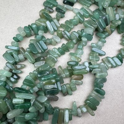 Piedra Natural Aventurina Verde Nuggets Grandes 10-30 x 4-10 mm