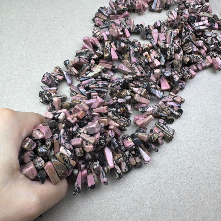 Piedra Natural Rodonita Nuggets Grandes 11-22 x 3-8 mm