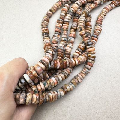 Piedra Natural Jaspe Brechado Nuggets Cubos Chatos 9-13 x 8-12 x 3-6 mm