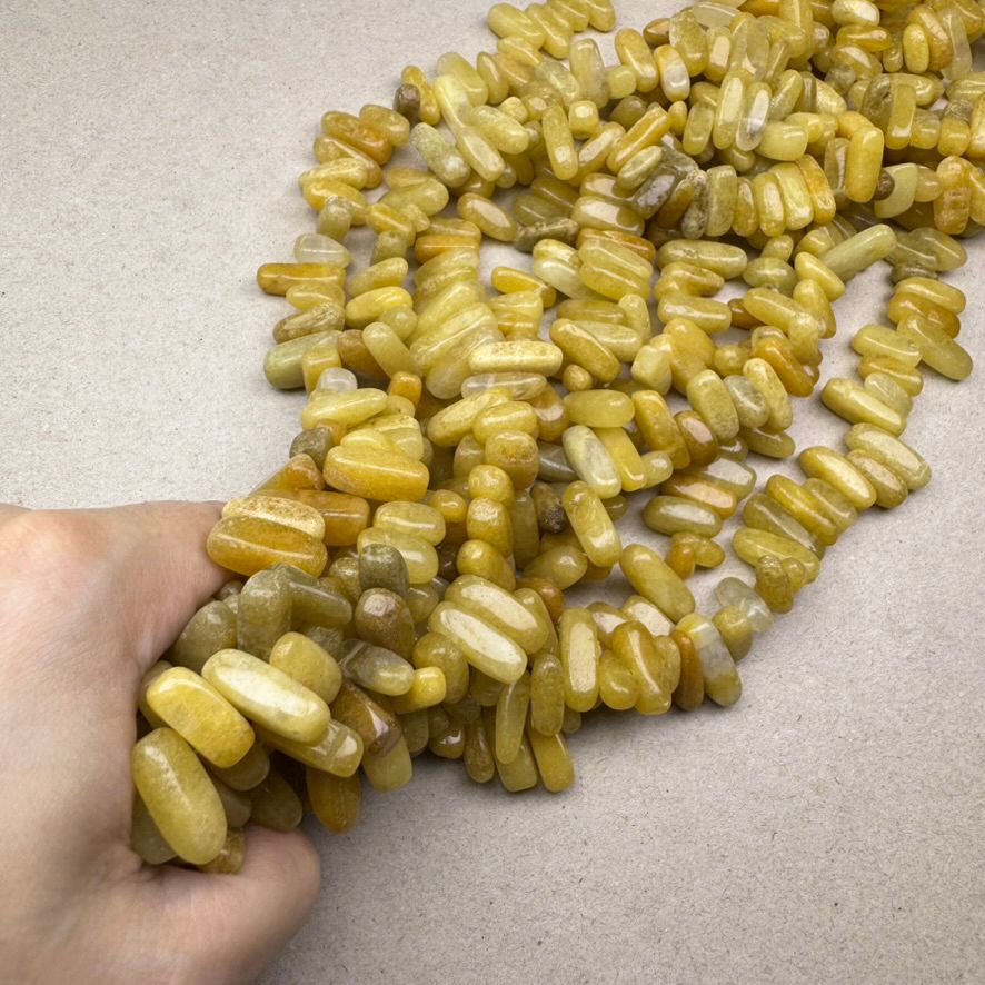 Piedra Natural Jade Topacio Nuggets 10-30 x 4-10 mm