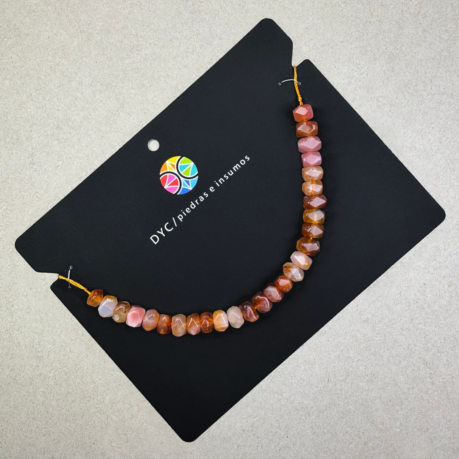 Piedra Natural Agata Cornalina Nuggets 9.5-11 x 6-7 mm