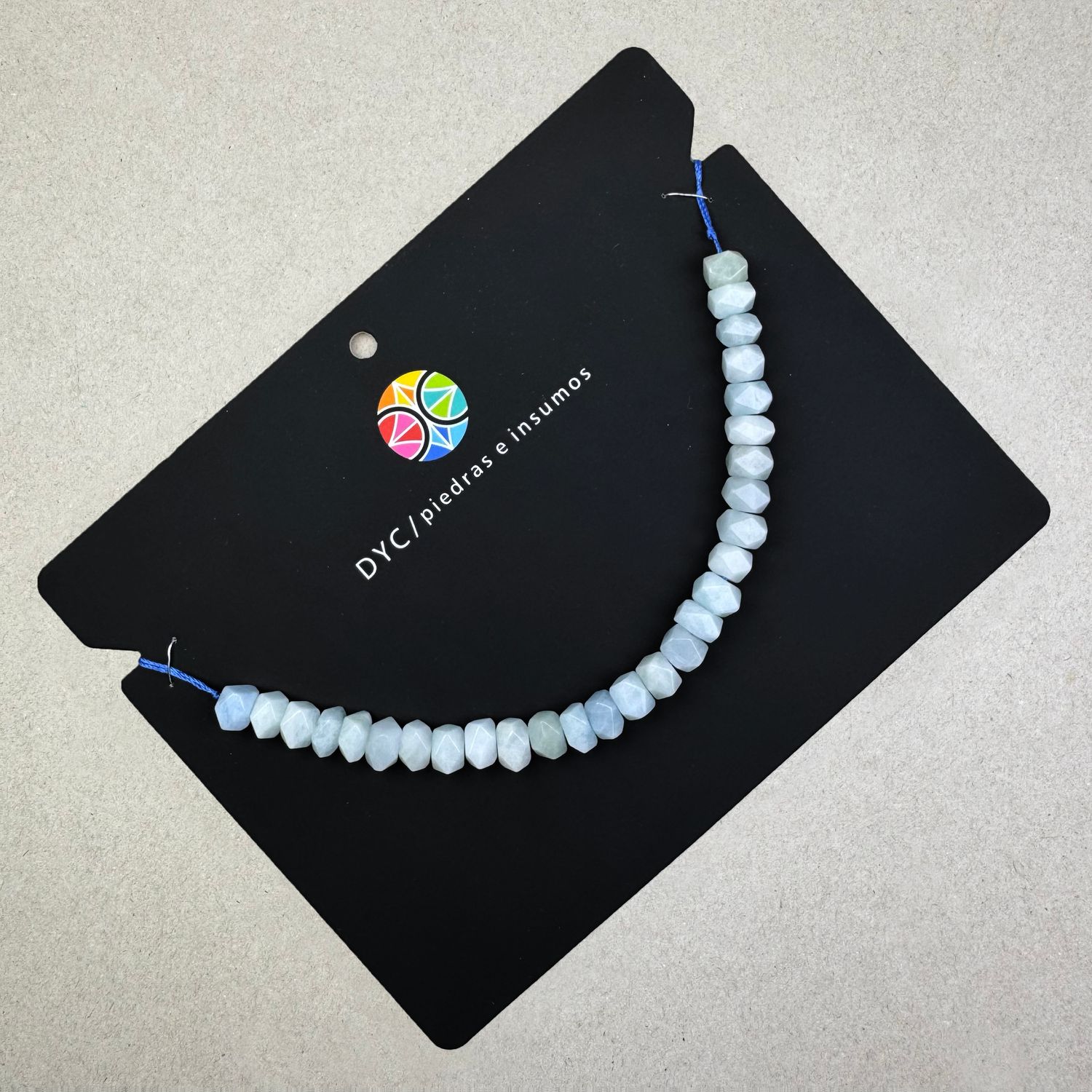 Piedra Natural Aguamarina Nuggets 9.5-11 x 6-7 mm