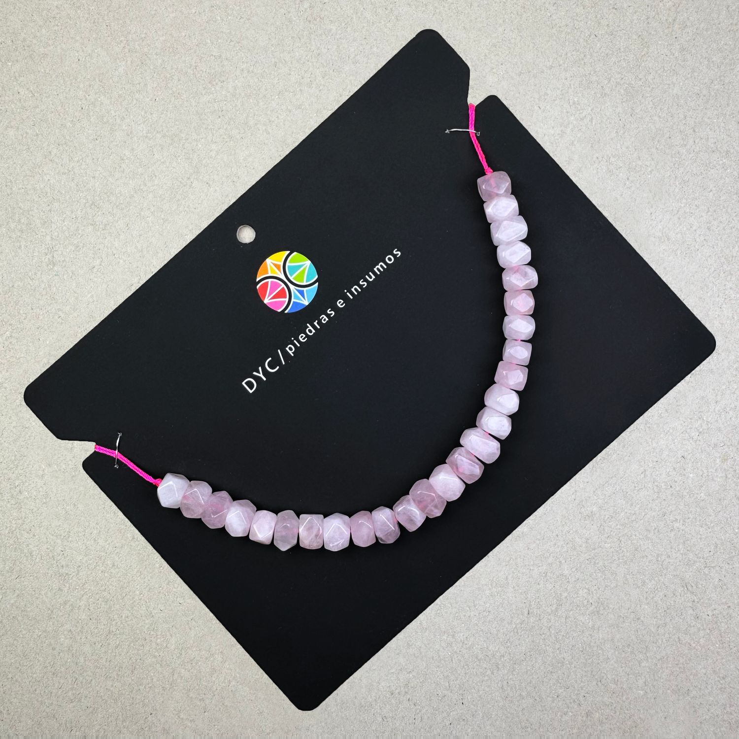 Piedra Natural Cuarzo Rosa Nuggets 9.5-11 x 6-7 mm