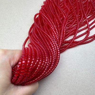 Vidrio Barril Transparente 4.5 x 3.5 mm Roja
