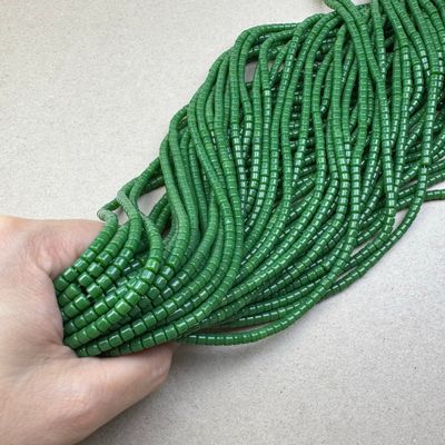 Vidrio Barril Opaco 4.5 x 3.5 mm Verde