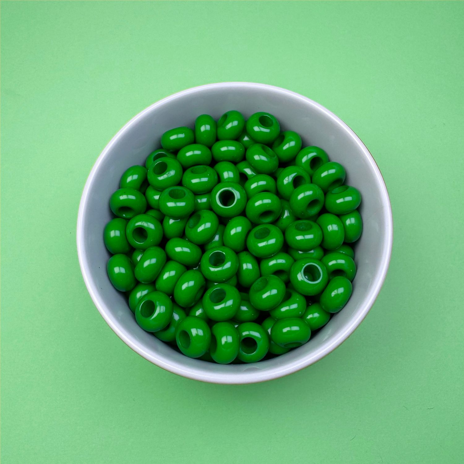 Acrílico Dona Opaca 14 x 8 mm Verde