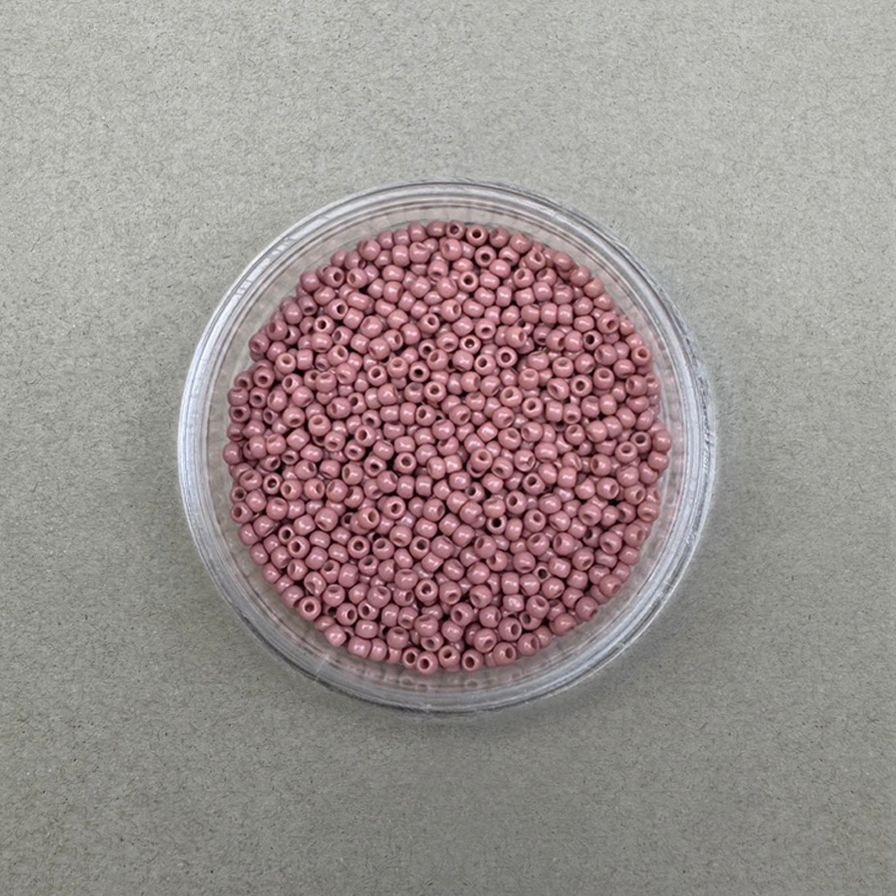 Mostacilla Redonda Calibrada 11/0 (2.3 x 1.5 mm) Opaca Rosa Francés