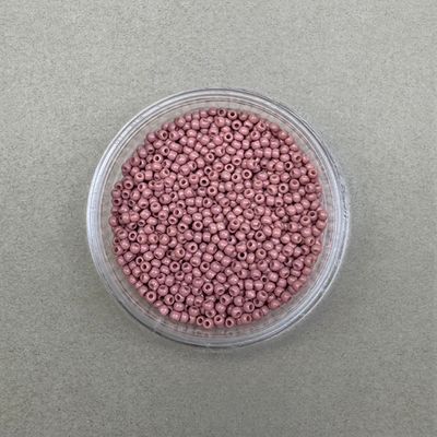 Mostacilla Redonda Calibrada 11/0 (2.3 x 1.5 mm) Opaca Rosa Francés