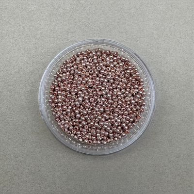Mostacilla Redonda Calibrada 11/0 (2.3 x 1.5 mm) Metalizada Cobre Rosa