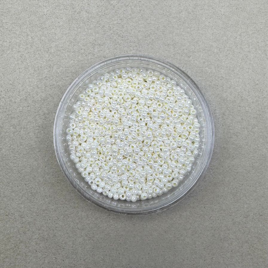 Mostacilla Redonda Calibrada 11/0 (2.3 x 1.5 mm) Opaca Natural Lustre