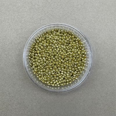Mostacilla Redonda Calibrada 11/0 (2.3 x 1.5 mm) Metalizada Dorado
