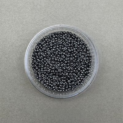 Mostacilla Redonda Calibrada 11/0 (2.3 x 1.5 mm) Metalizada Gris Oscuro