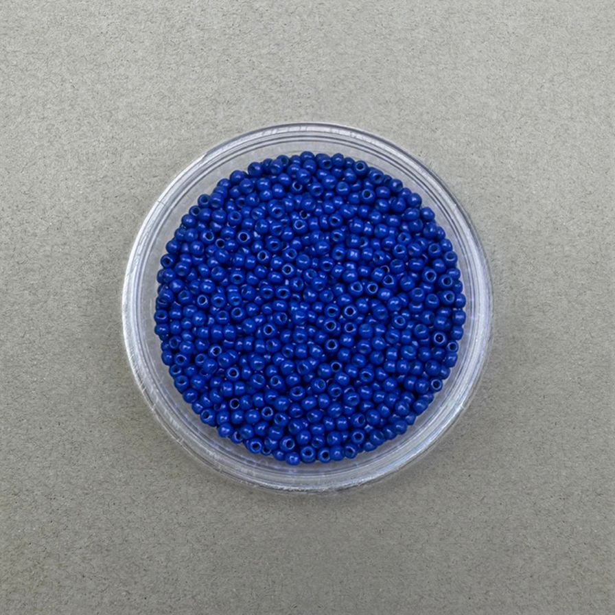 Mostacilla Redonda Calibrada 11/0 (2.3 x 1.5 mm) Azul