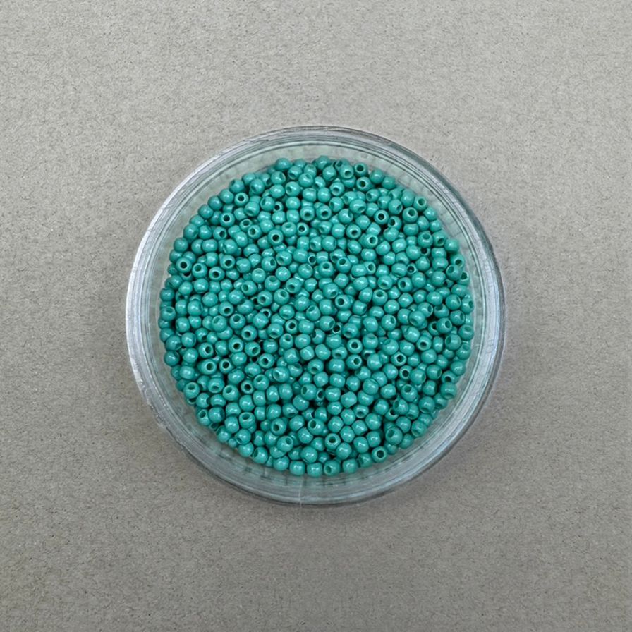 Mostacilla Redonda Calibrada 11/0 (2.3 x 1.5 mm) Opaca Aqua