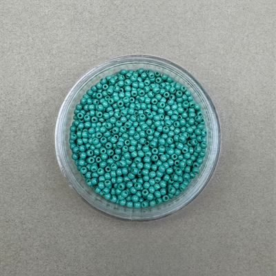 Mostacilla Redonda Calibrada 11/0 (2.3 x 1.5 mm) Opaca Aqua