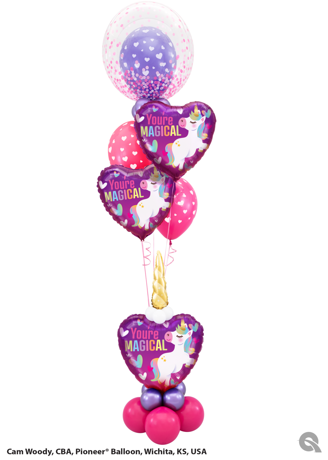 Love is Magical Helium Bouquet