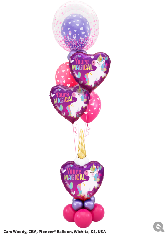 Love is Magical Helium Bouquet
