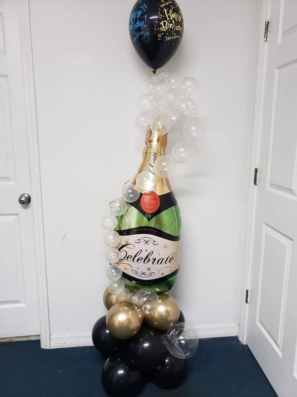 Bottle Popping Floor Marquee