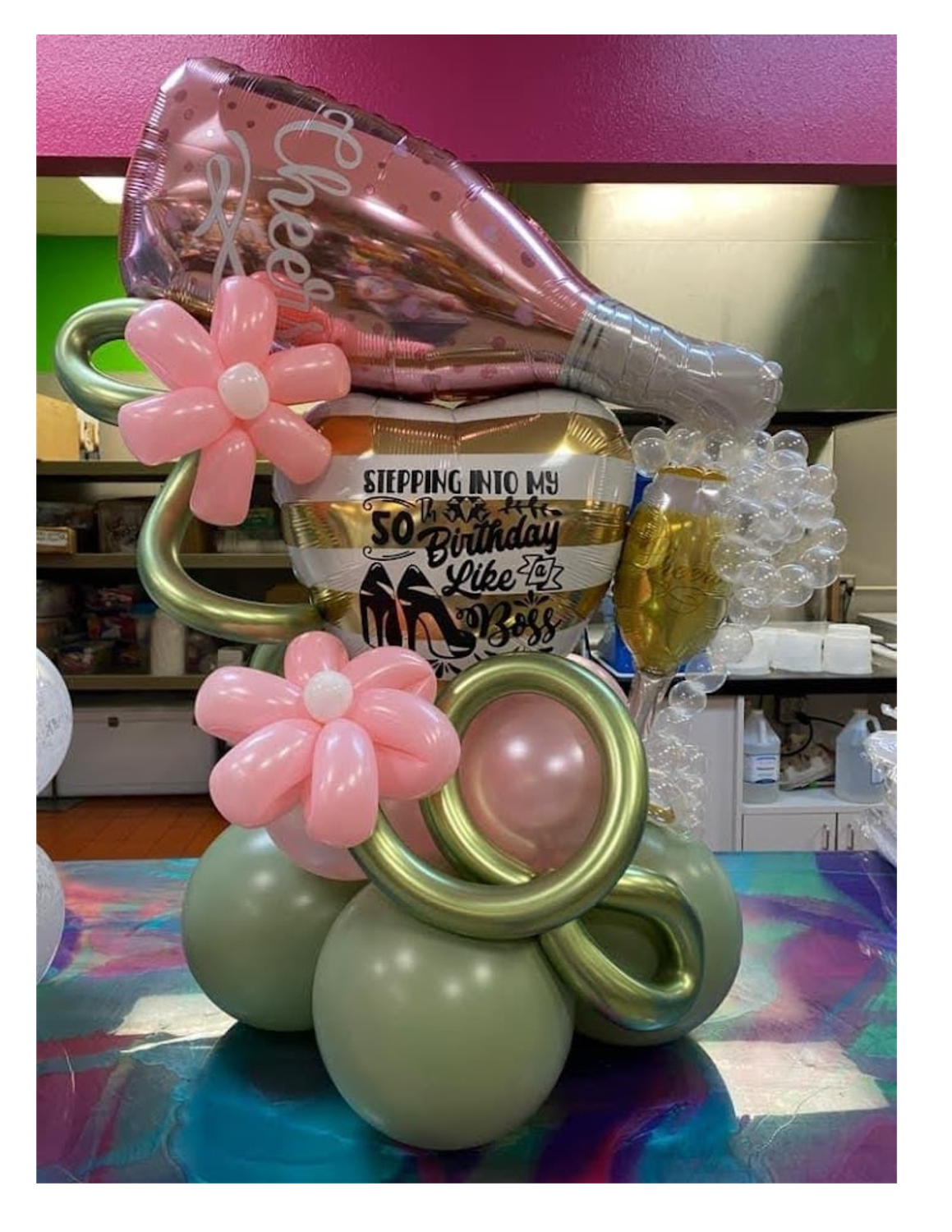Pink And Bubbly Mini Marquee
