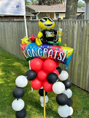 Grad Yard Party Pole