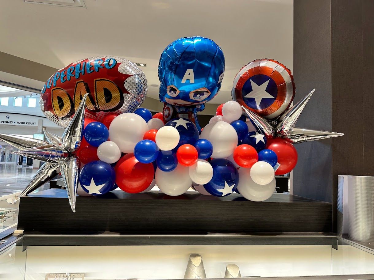 Superhero Dad Balloon Marquee