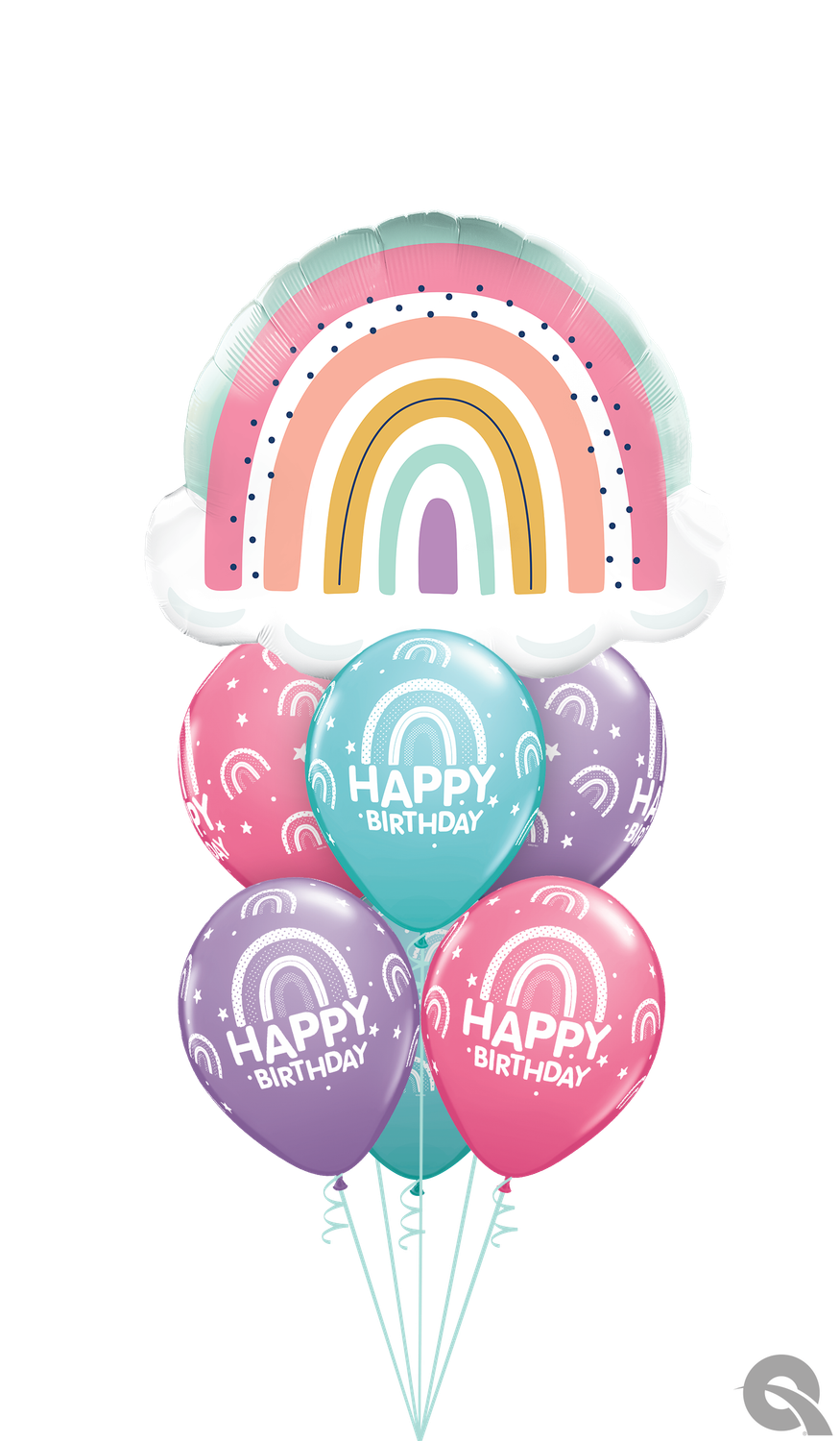 A Splash of Pink Birthday Bouquet