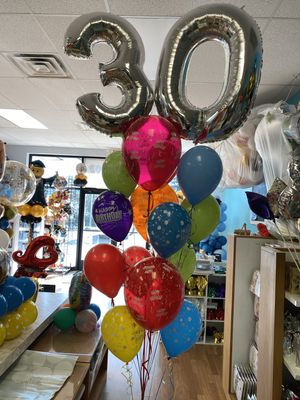 Deluxe Double Digit Birthday Bouquet Deluxe Double Digit Birthday Bouquet