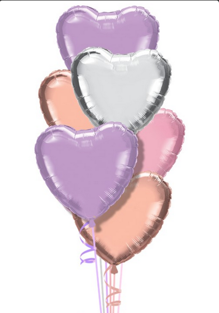 Pastel Heart Bouquet