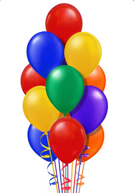 Rainbow Balloon Bouquet