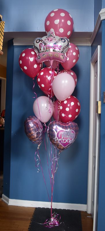 Pink Polka Dot Birthday Bouquet
