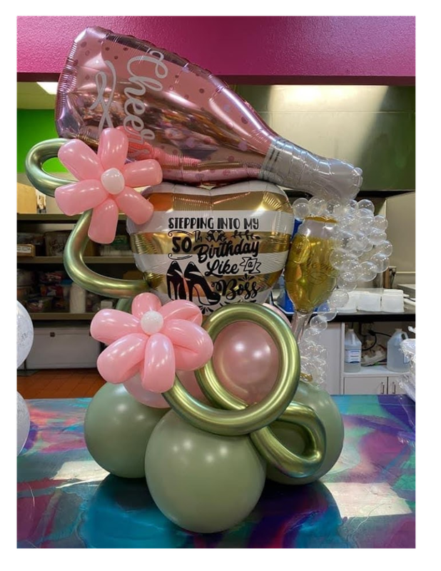 Pink And Bubbly Mini Marquee Pink And Bubbly Mini Marquee