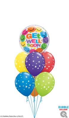 Deco Bubble Get Well Bouquet