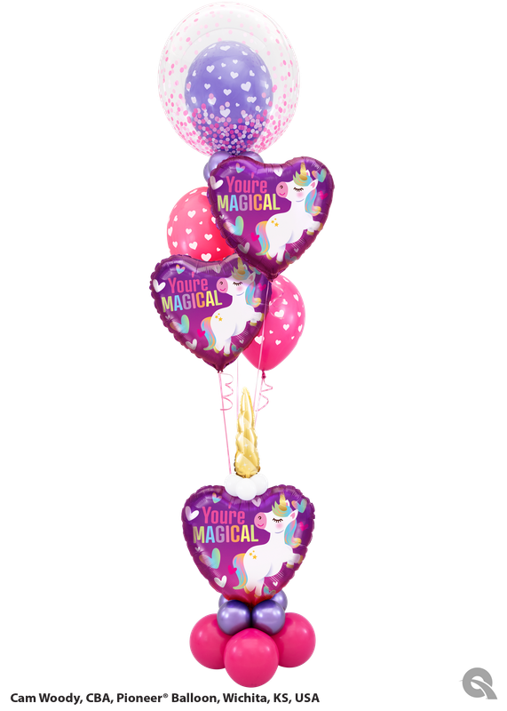 Love is Magical Helium Bouquet